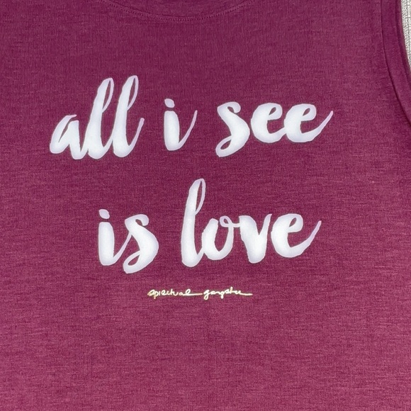 Spiritual Gangster Maroon Sleeveless Muscle Tee - Picture 3 of 6